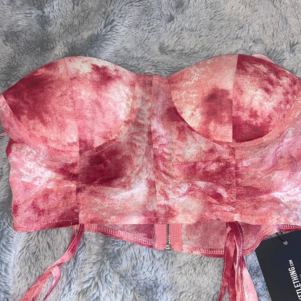 Pink corset